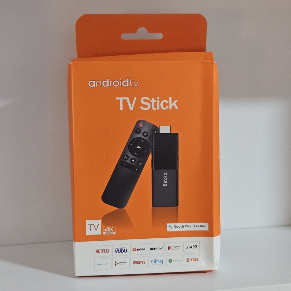 TVR3 Andriod  TV Stick 8GB+128 Media Player Smart 4K TV Stick, HD2.0, Wifi